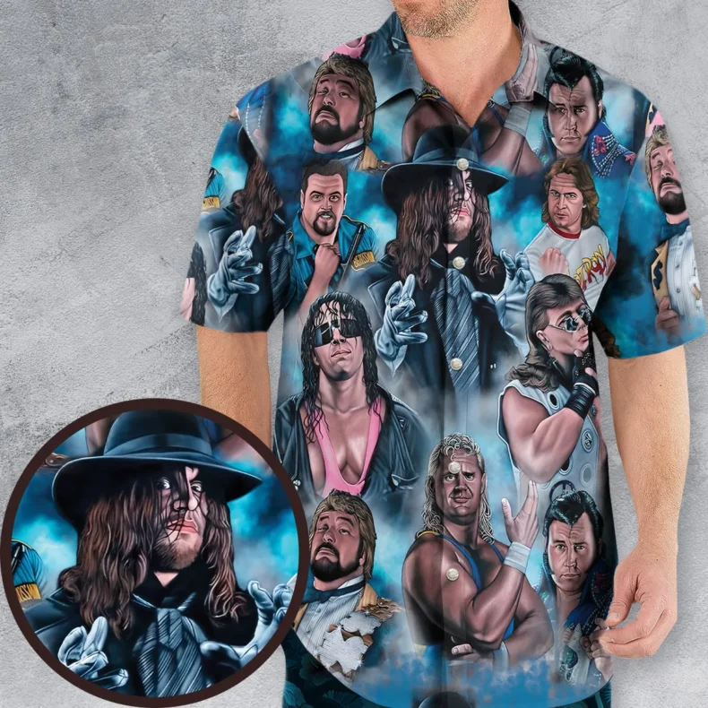 90s Wrestlers Hawaiian Shirt