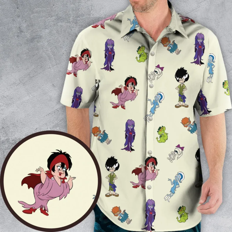 A Grimwood Reunion Scooby Doo Hawaiian Shirt