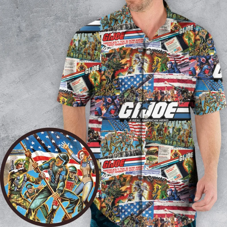 A Real American Hero G.I. Joe Vintage Hawaiian Shirt