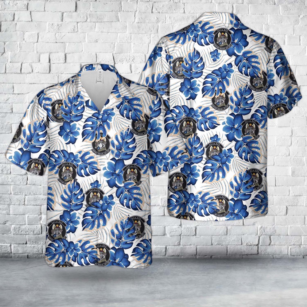 Air Force Aloha Shirt, US Air Force 347th Operations Support Squadron Wizard Hawaiian Shirt