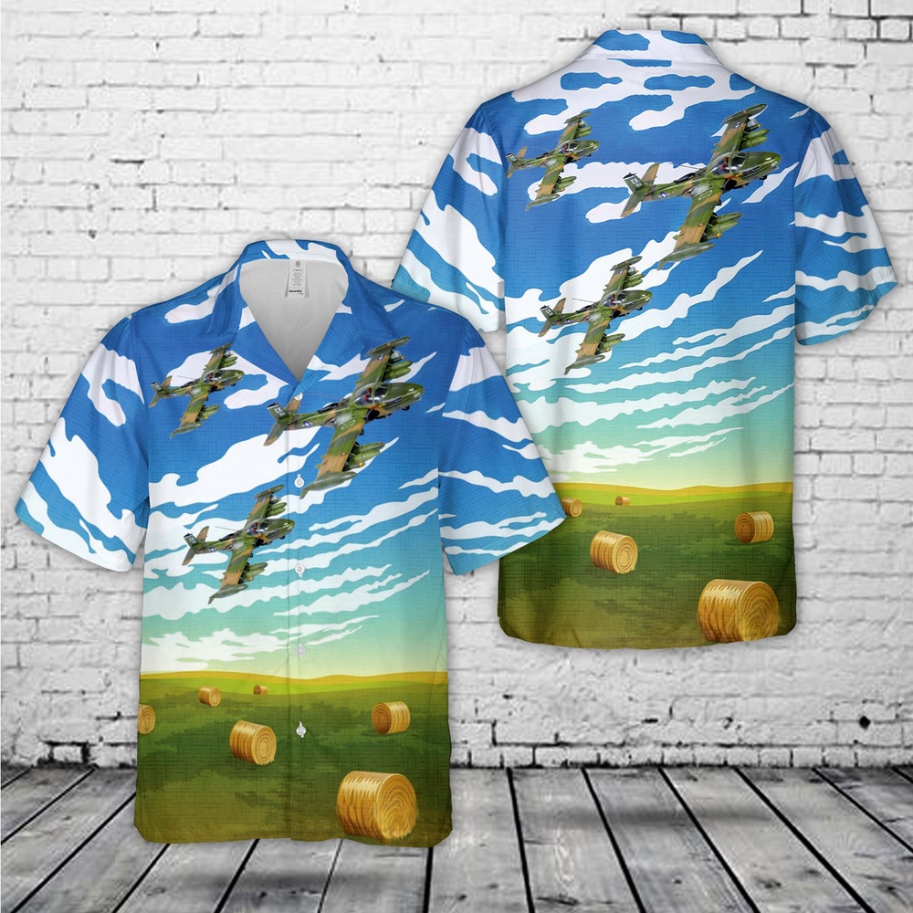 Air Force Aloha Shirt, US Air Force A-37B Dragonfly Vietnam war Hawaiian Shirt