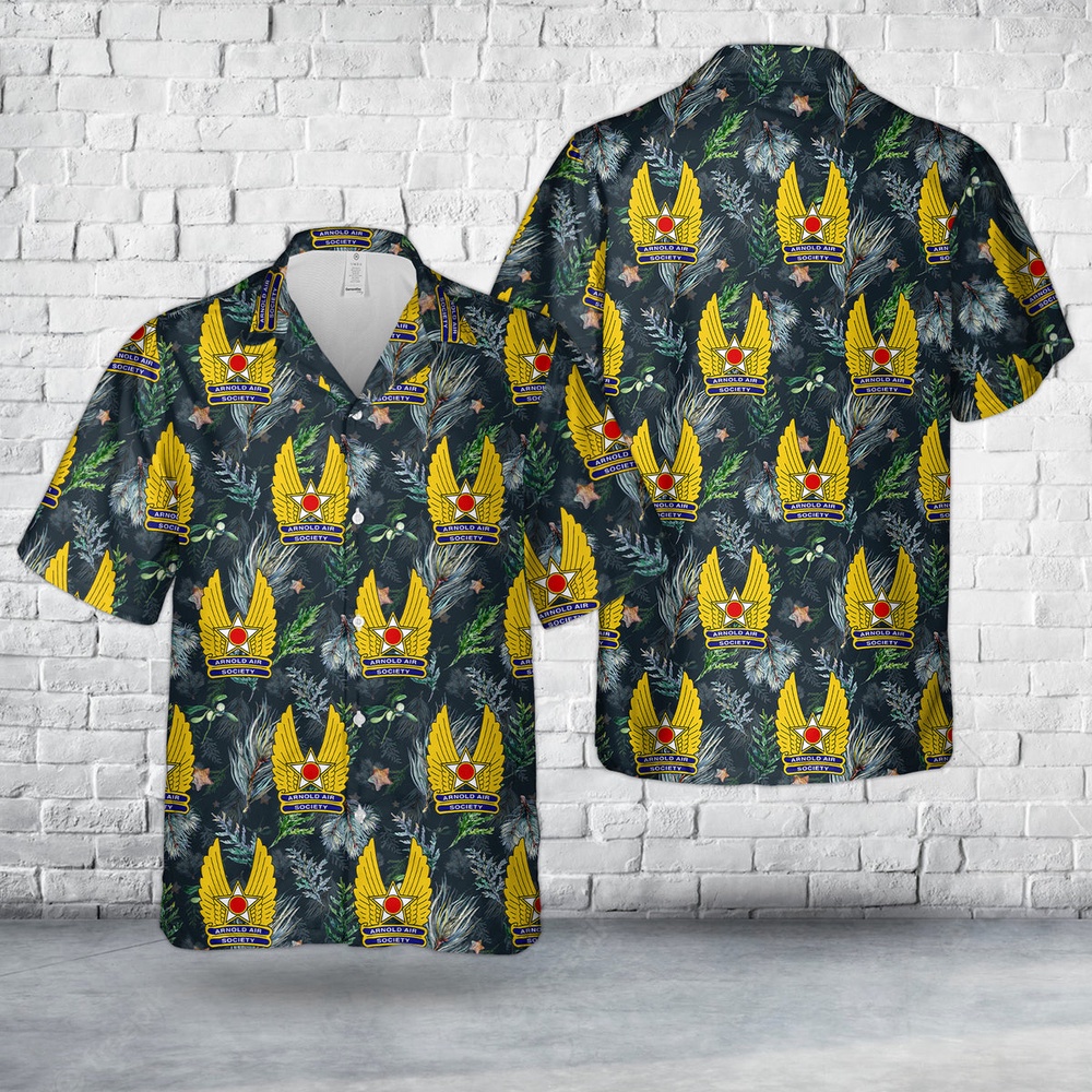 Air Force Aloha Shirt, US Air Force Arnold Air Society (AAS) Hawaiian Shirt