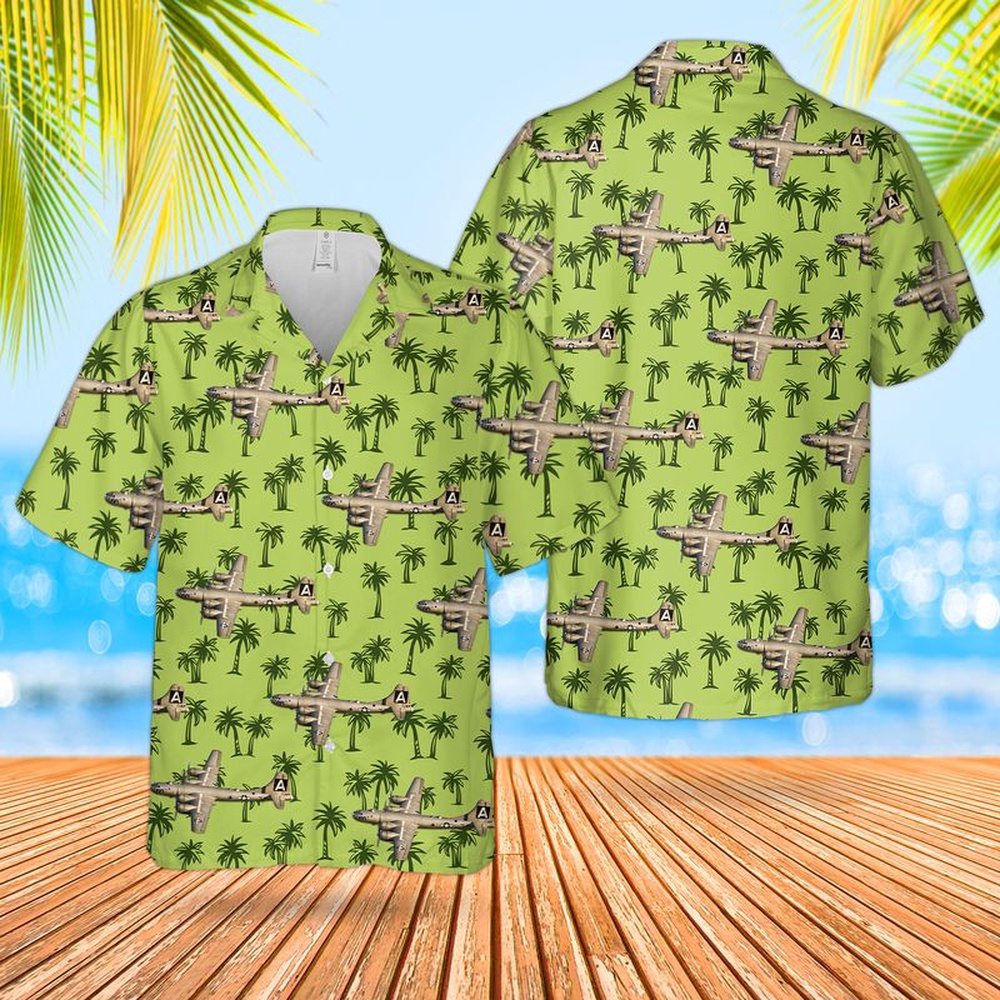 Air Force Aloha Shirt, US Air Force Boeing B-29 Superfortress Of World War 2 Hawaiian Shirt
