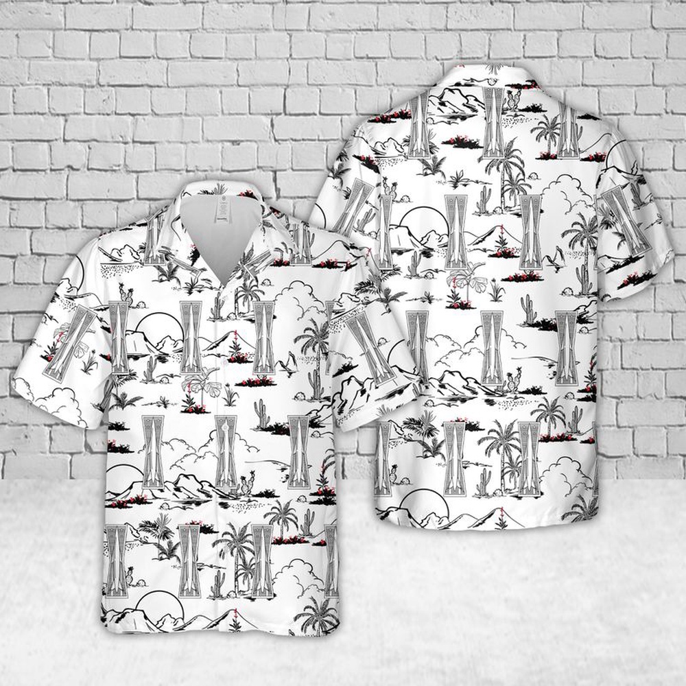Air Force Aloha Shirt, US Air Force Missile Maintenance Badge Hawaiian Shirt