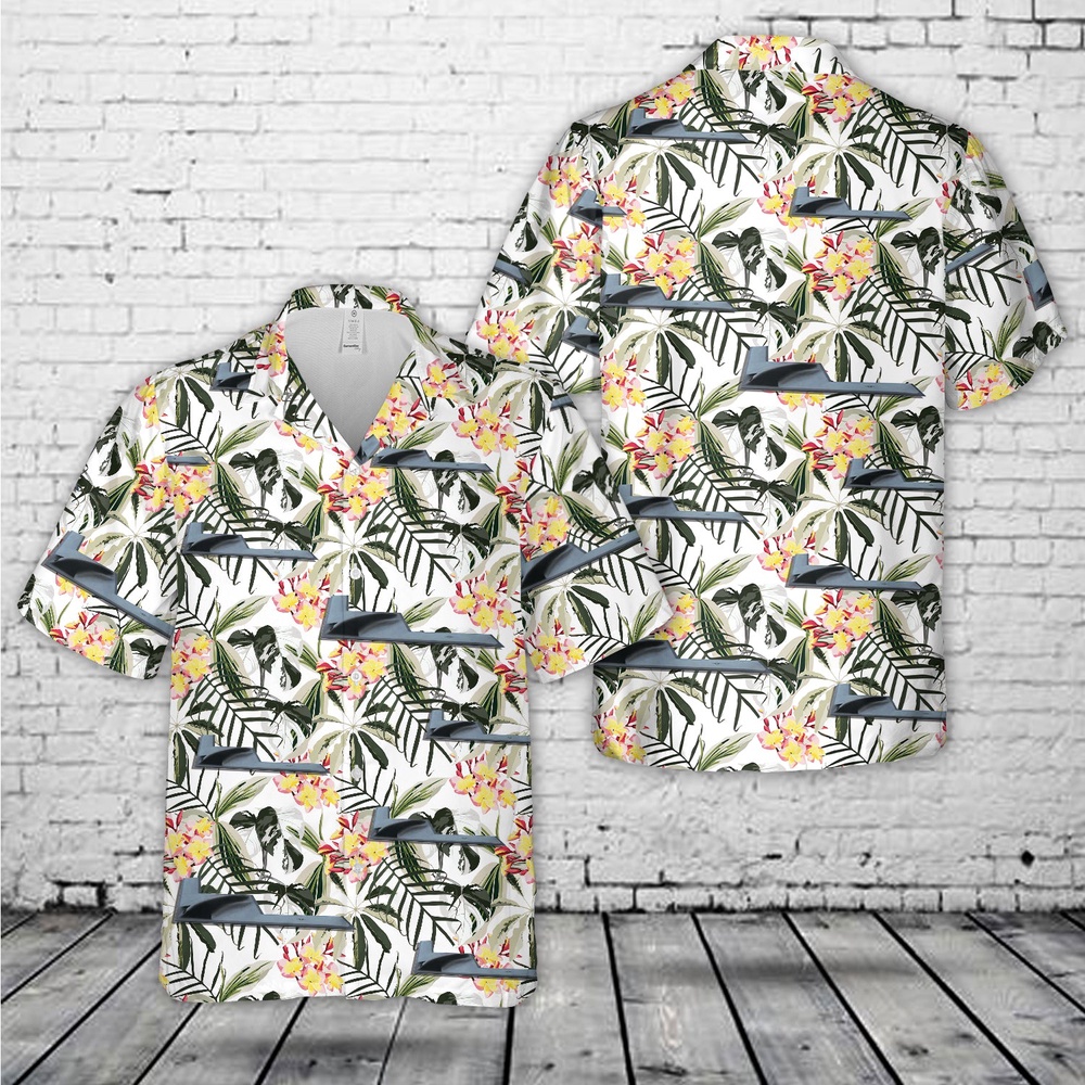 Air Force Aloha Shirt, US Air Force Northrop Grumman B-21 Raider Hawaiian Shirts