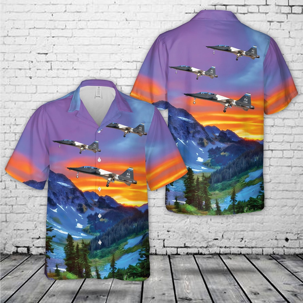 Air Force Aloha Shirt, US Air Force Northrop T-38C Talon Hawaiian Shirts