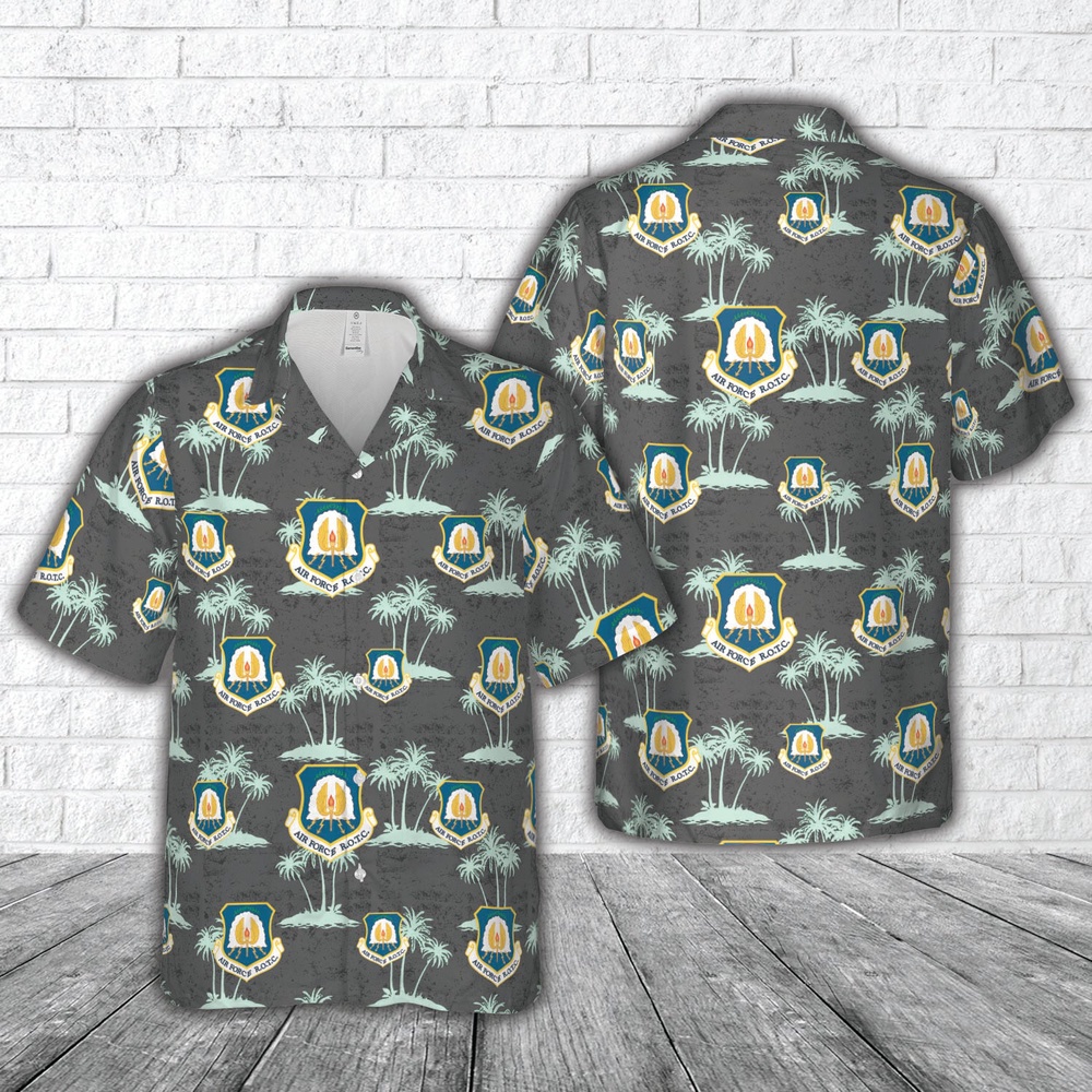 Air Force Aloha Shirt, US Air Force Reserve Officer Training Corps (AFROTC) Hawaiian Shirt