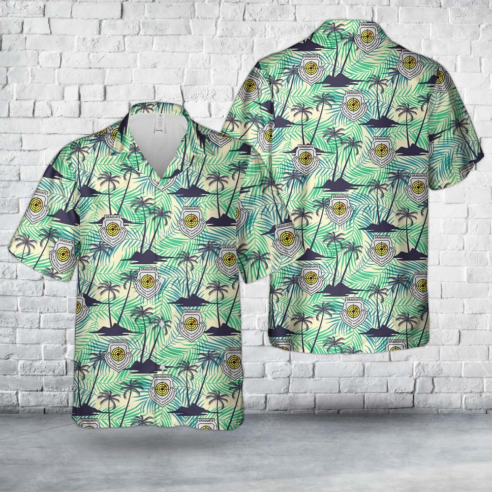 Air Force Aloha Shirt, US Air Force Weapons School Hawaiian Shirt