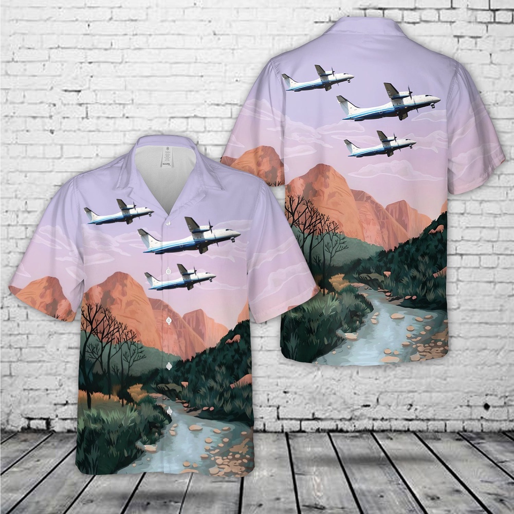 Air Force Aloha Shirt, USAF Air Force Special Operations CommandC-146A Wolfhound Hawaiian Shirt