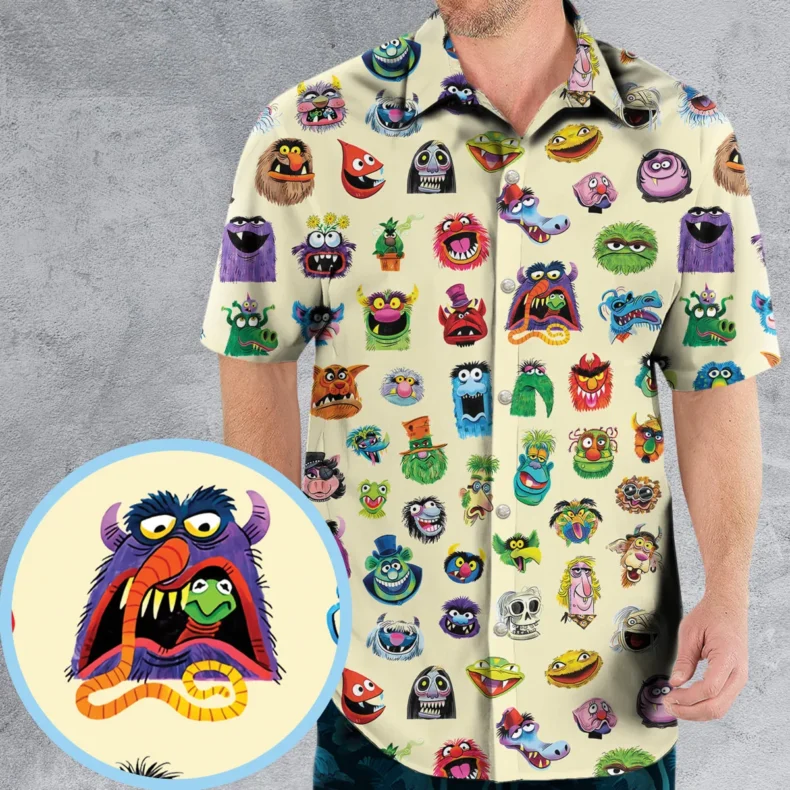All Of 'Em Muppets Characters The Muppet Show Hawaiian Shirt