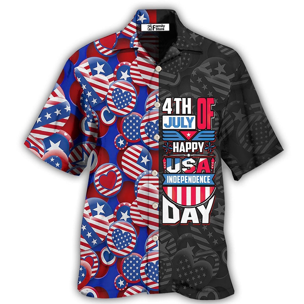 America Independence Day Fourth Of July Happy Usa Hawaiian Shirt, 4th Of July Hawaiian Shirt, 4th Of July Shirt