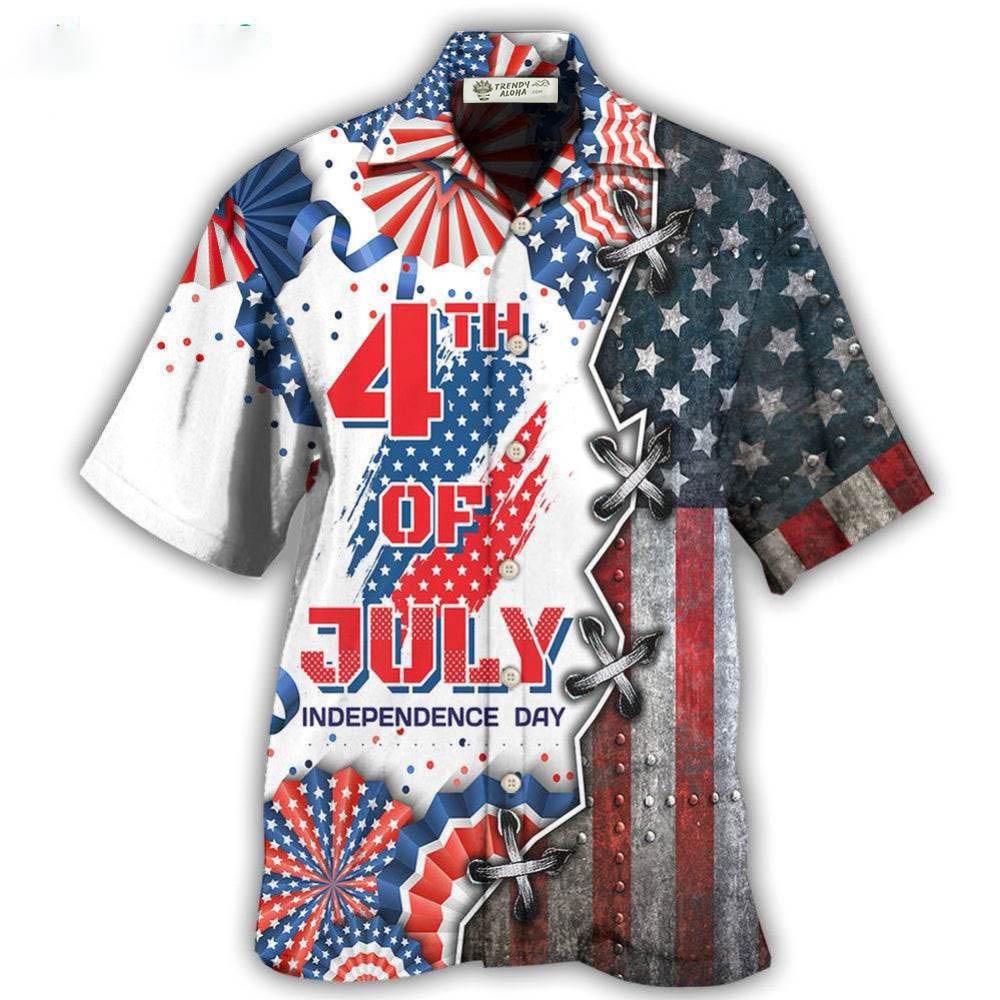 America Independence Day Happy Day Hawaiian Shirt, 4th Of July Hawaiian Shirt, 4th Of July Shirt