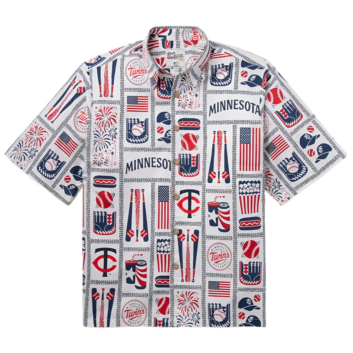 Americana Reyn Spooner Minnesota Twins Hawaiian Shirt