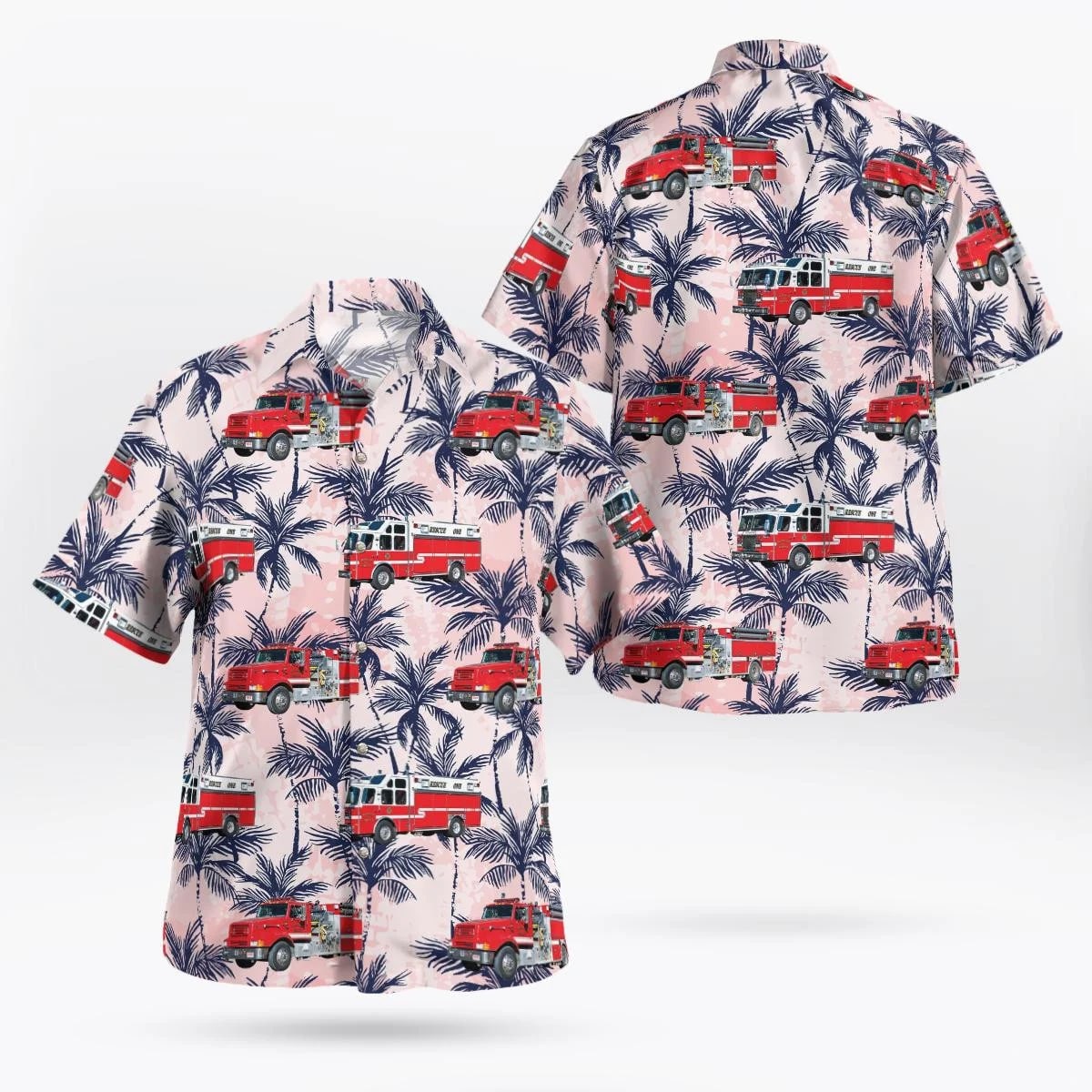Ancram New York Taghkanic Fire Department Hawaiian Shirt - Gifts For Firefighters In New York