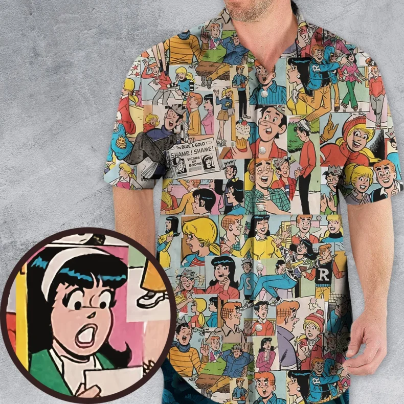 Archie Comics Characters Hawaiian Shirt