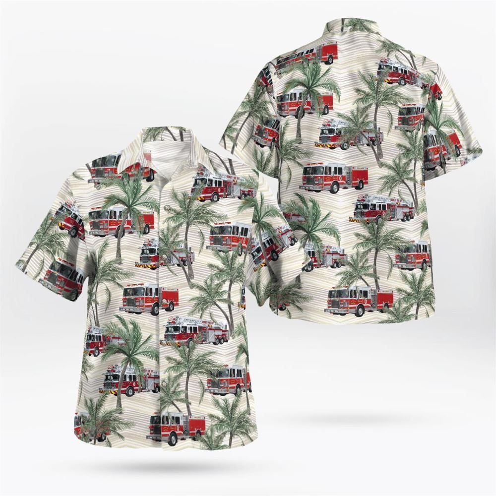 Ardsley, NY, Ardsley FD Hawaiian Shirt - Gifts For Firefighters In Ardsley, NY