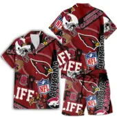 Arizona Cardinals For Life Hawaiian Shirt
