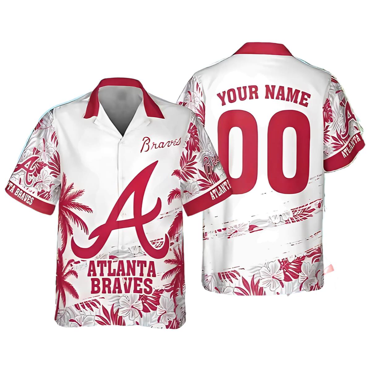 Atlanta Braves Hawaiian Shirt Custom Mlb Flower Pattern Summer