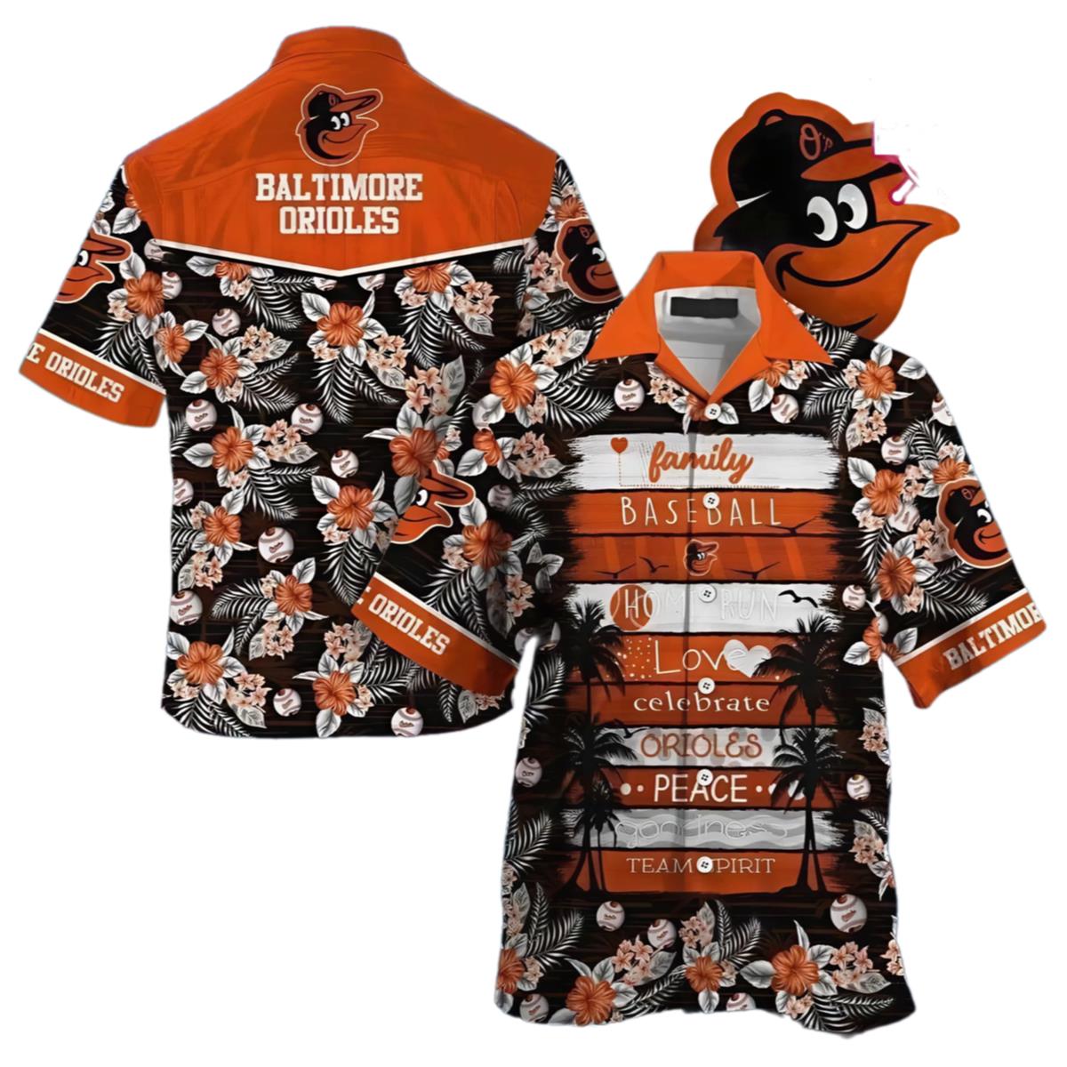 Baltimore Orioles Hawaiian Shirt 2024 Family Baseball Team Spirit