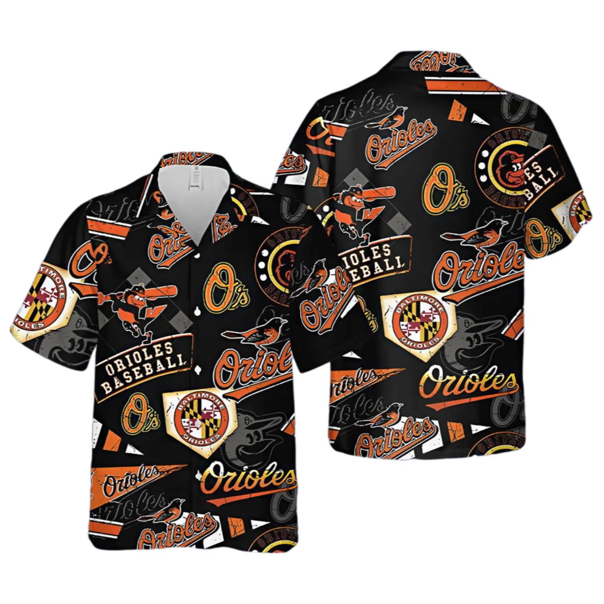 Baltimore Orioles Hawaiian Shirt Aloha Style For Men