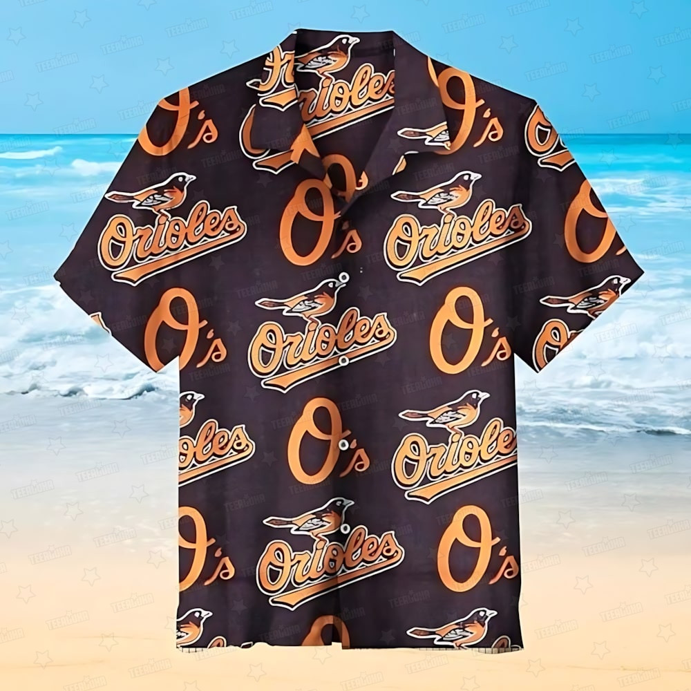 Baltimore Orioles Retro O's Hawaiian Shirt