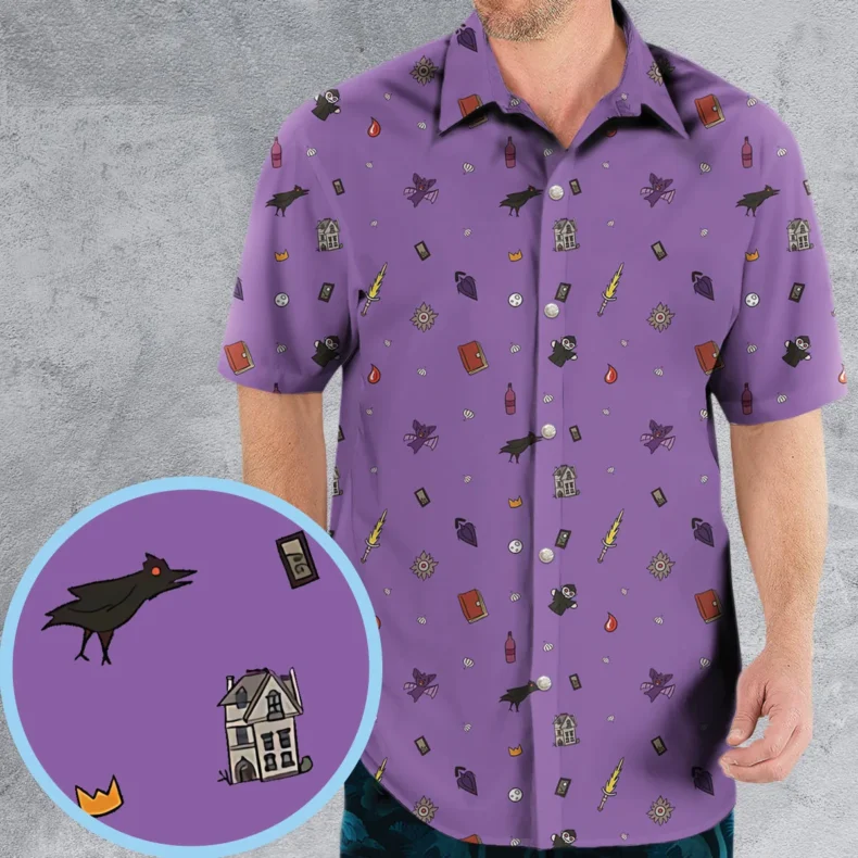 Barovia Dungeons and Dragons Pattern Hawaiian Shirt
