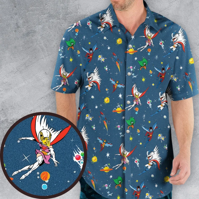 Battle of the Planets Hawaiian Shirt