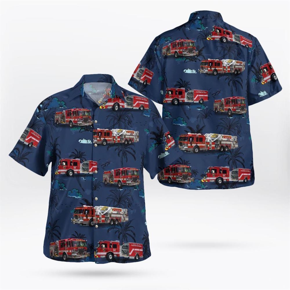 Blackwood New Jersey Blackwood Fire Company Hawaiian Shirt - Gifts For Firefighters In New Jersey