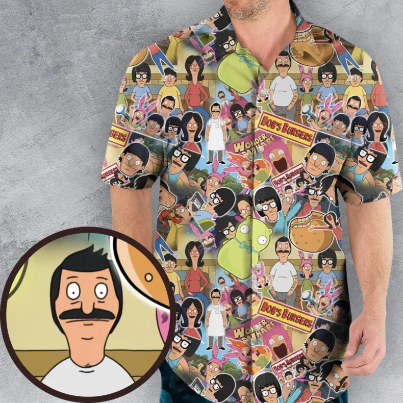 Bob's Burger Wonder Wharf Hawaiian Shirt