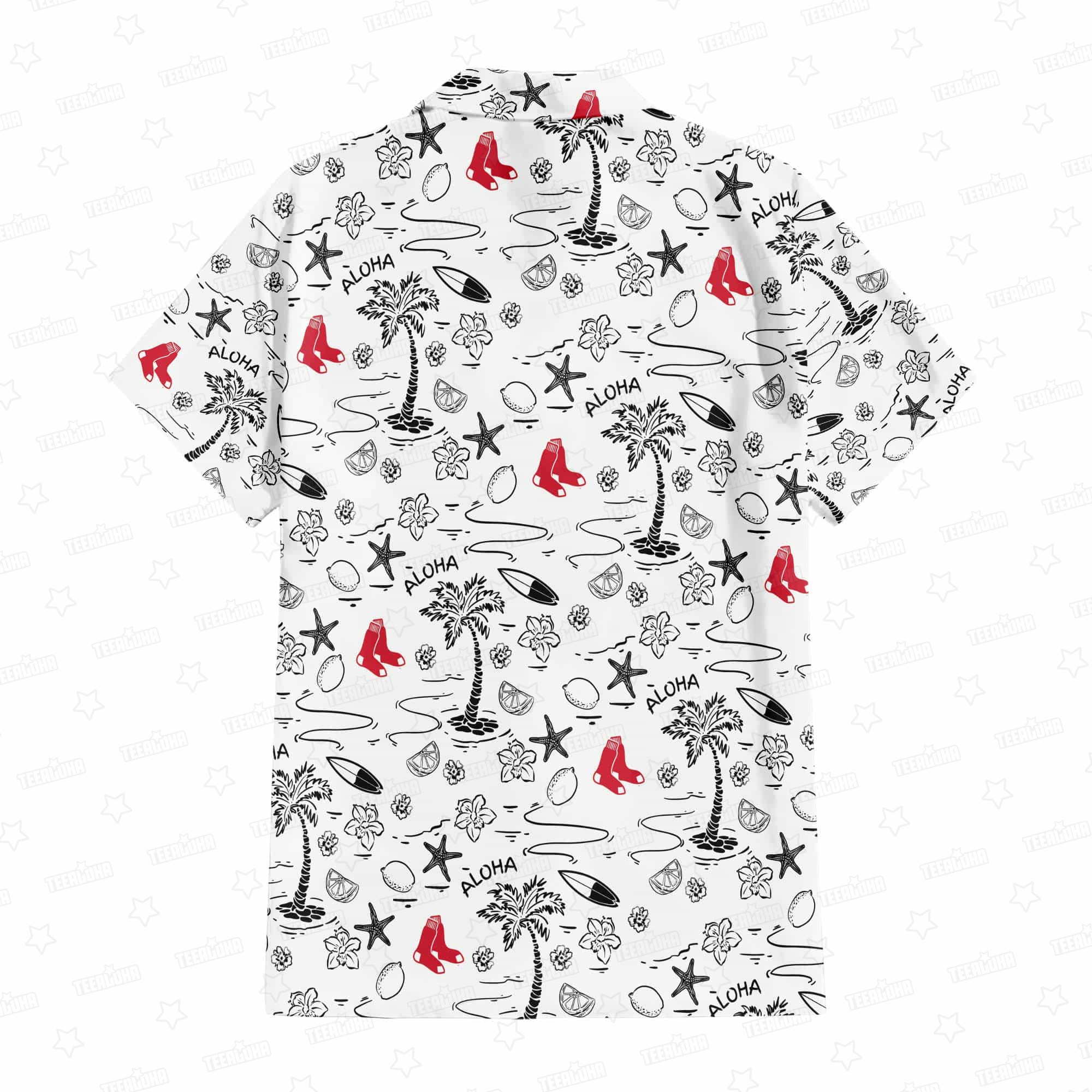 Boston Red Sox Aloha Paradise Hawaiian Shirt