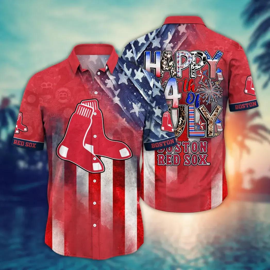 Boston Red Sox MLB Aloha Hawaiian Shirt 1, MLB Hawaiian Shirt