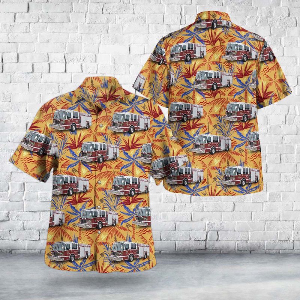 Brazoria, Texas, Brazoria Volunteer Fire Department Hawaiian Shirt, Texas Hawaii Shirt, Texas Shirt