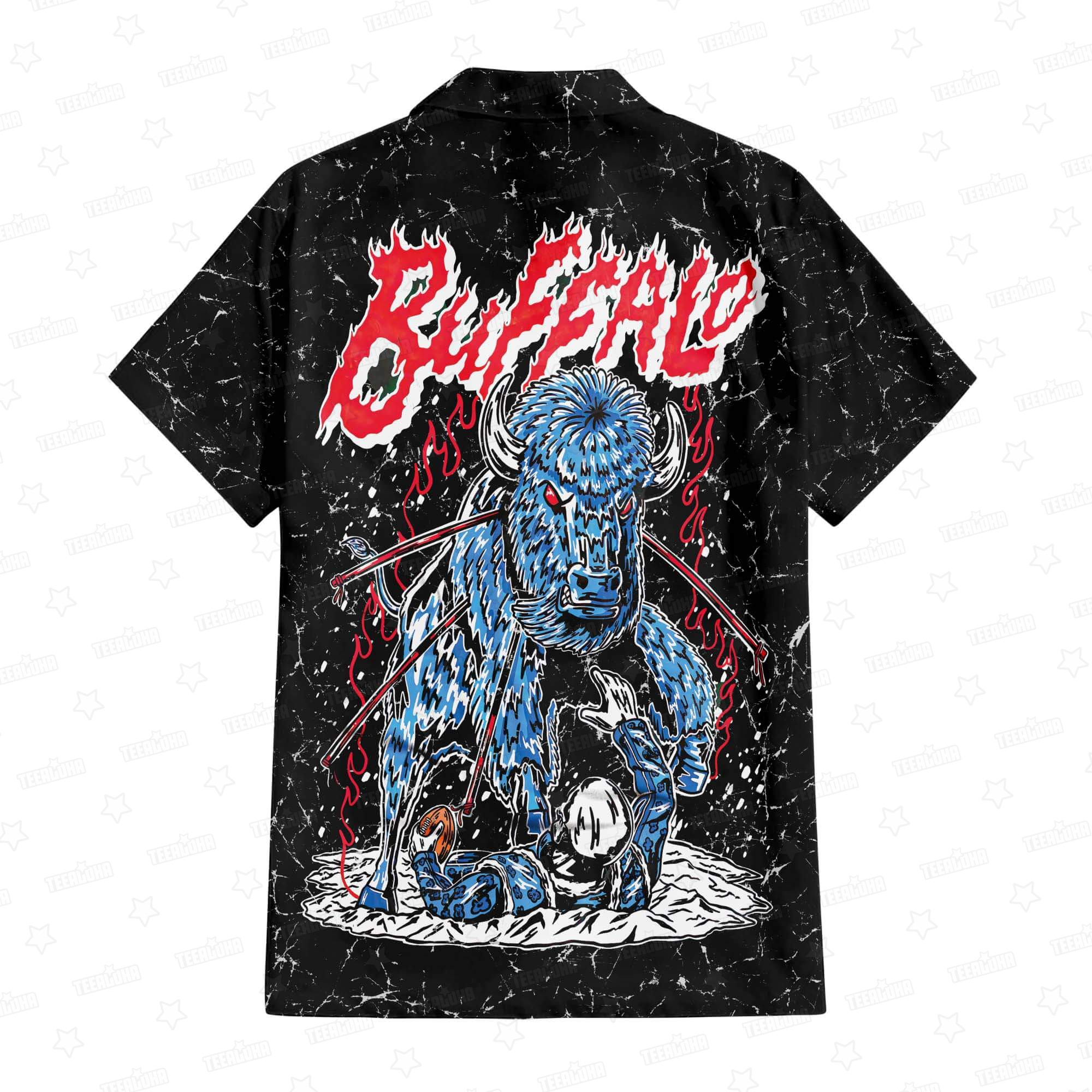 Buffalo Bills Skeleton Hawaiian Shirt