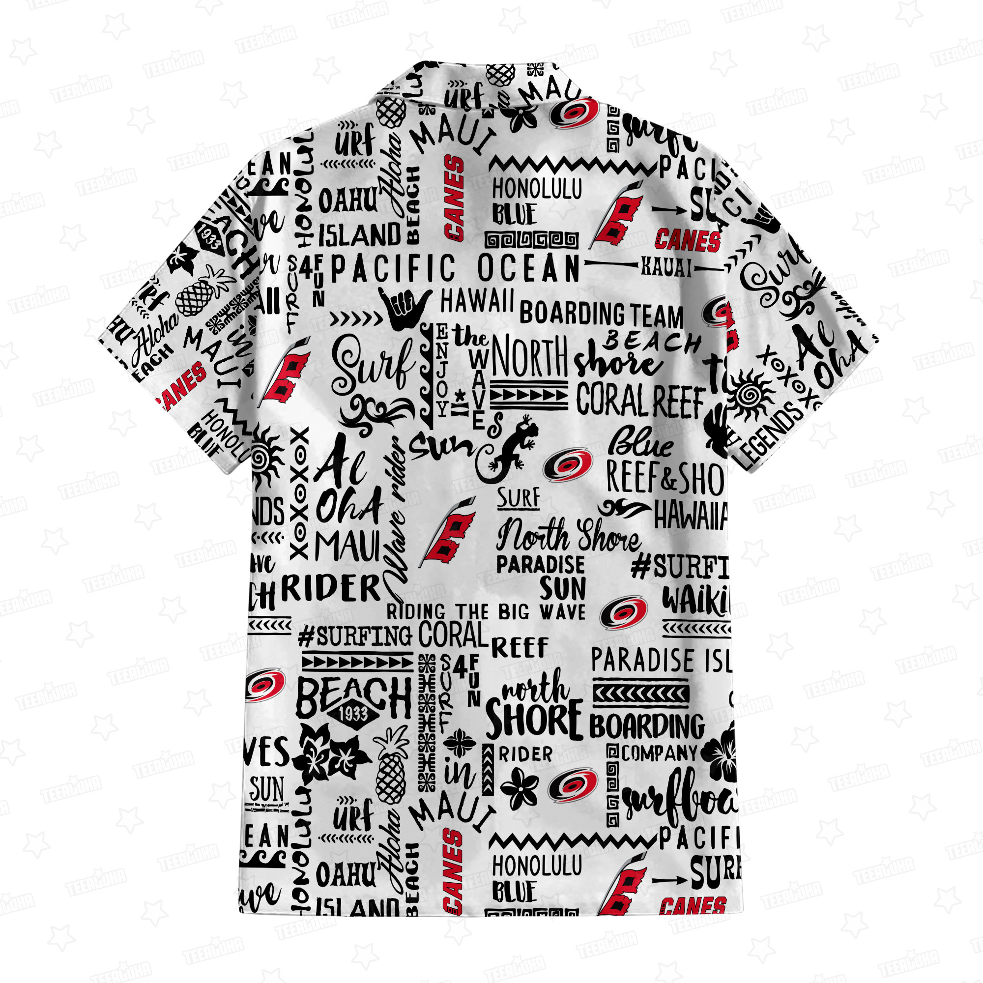 Carolina Hurricanes Storm Surge Hawaiian Shirt