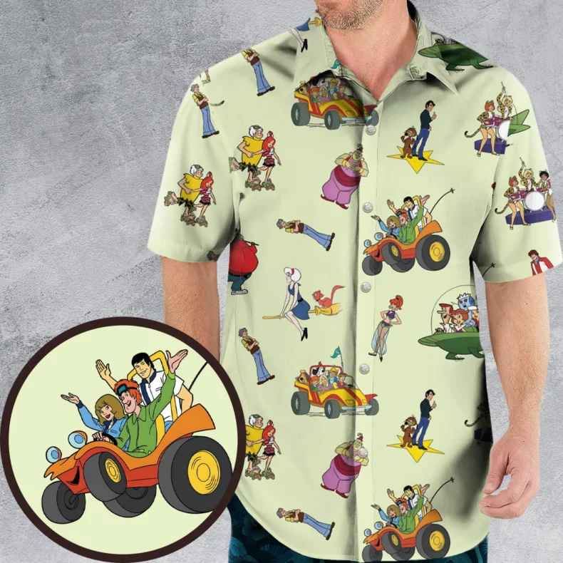 CBS Cartoons 70s Era Hawaiian Shirt