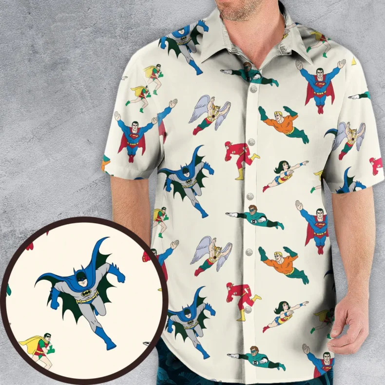 Challenge of The Superfriends Hawaiian Shirt