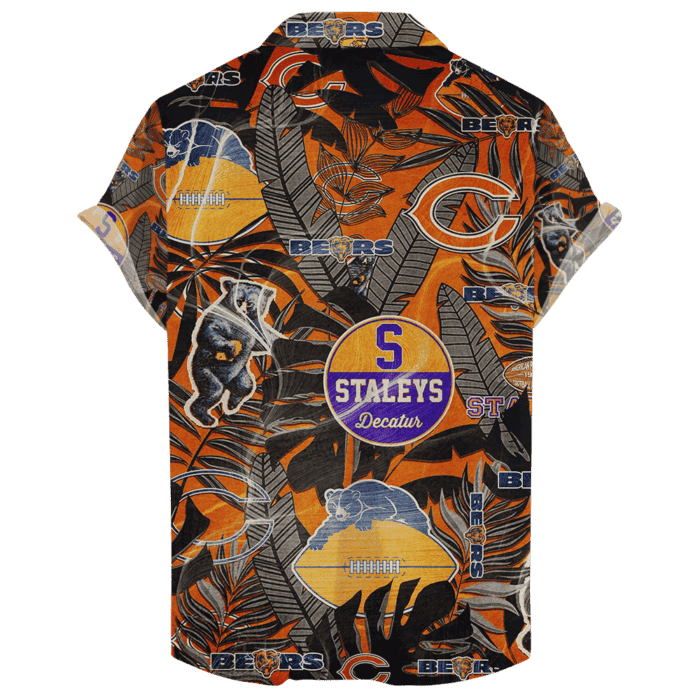 Chicago Bears Tropical Breeze Hawaiian Shirt