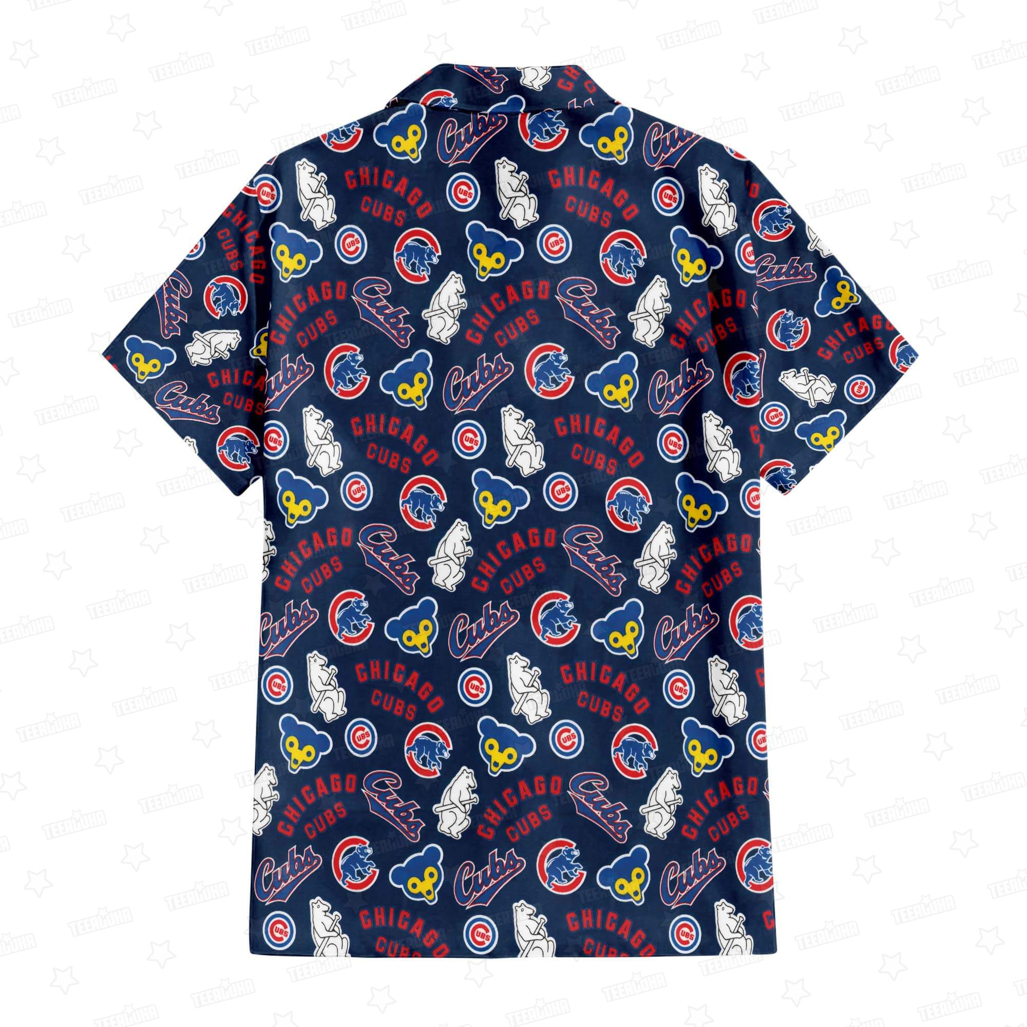Chicago Cubs Cubbie Blue Paradise Hawaiian Shirt