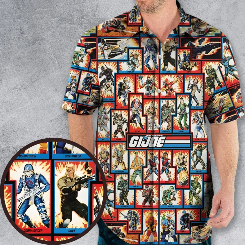 Comic Adventure G.I. Joe Hawaiian Shirt