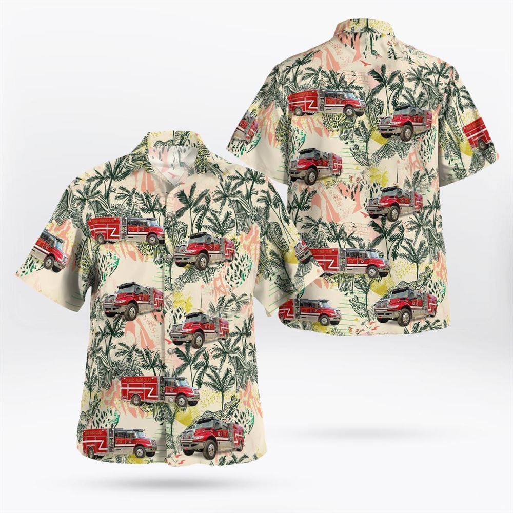 Corinth Fire Department Corinth New York Hawaiian Shirt - Gifts For Firefighters In New York