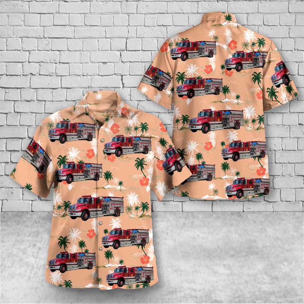 Coupland Williamson County Texas Coupland Volunteer Fire Department Williamson County ESD 10 Hawaiian Shirt, Texas Hawaii Shirt