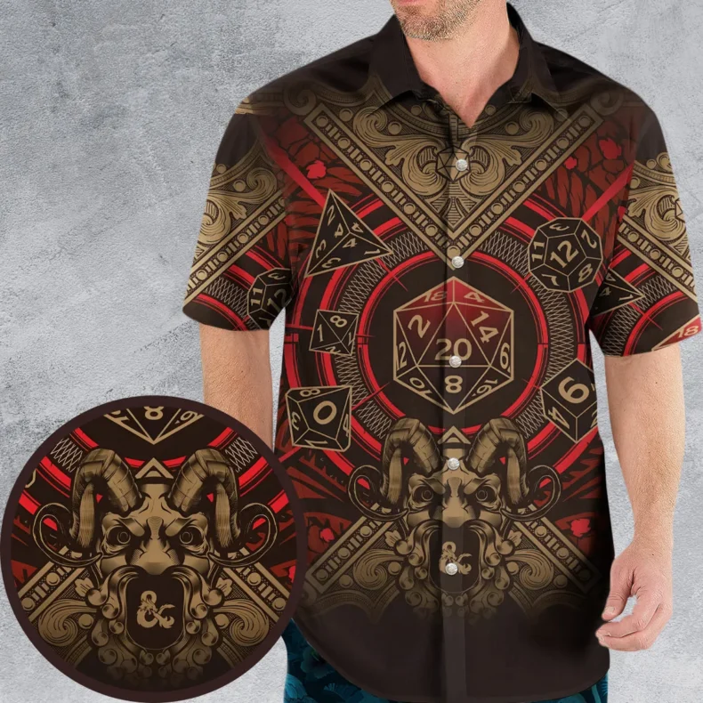 Critical Style DnD Hawaiian Shirt