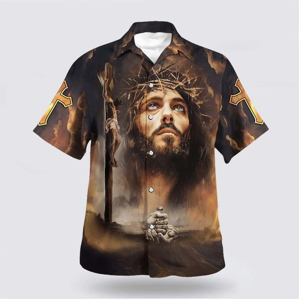 Crucifixion Of Jesus Hawaiian Shirts For Men And Women - Gifts For Christians