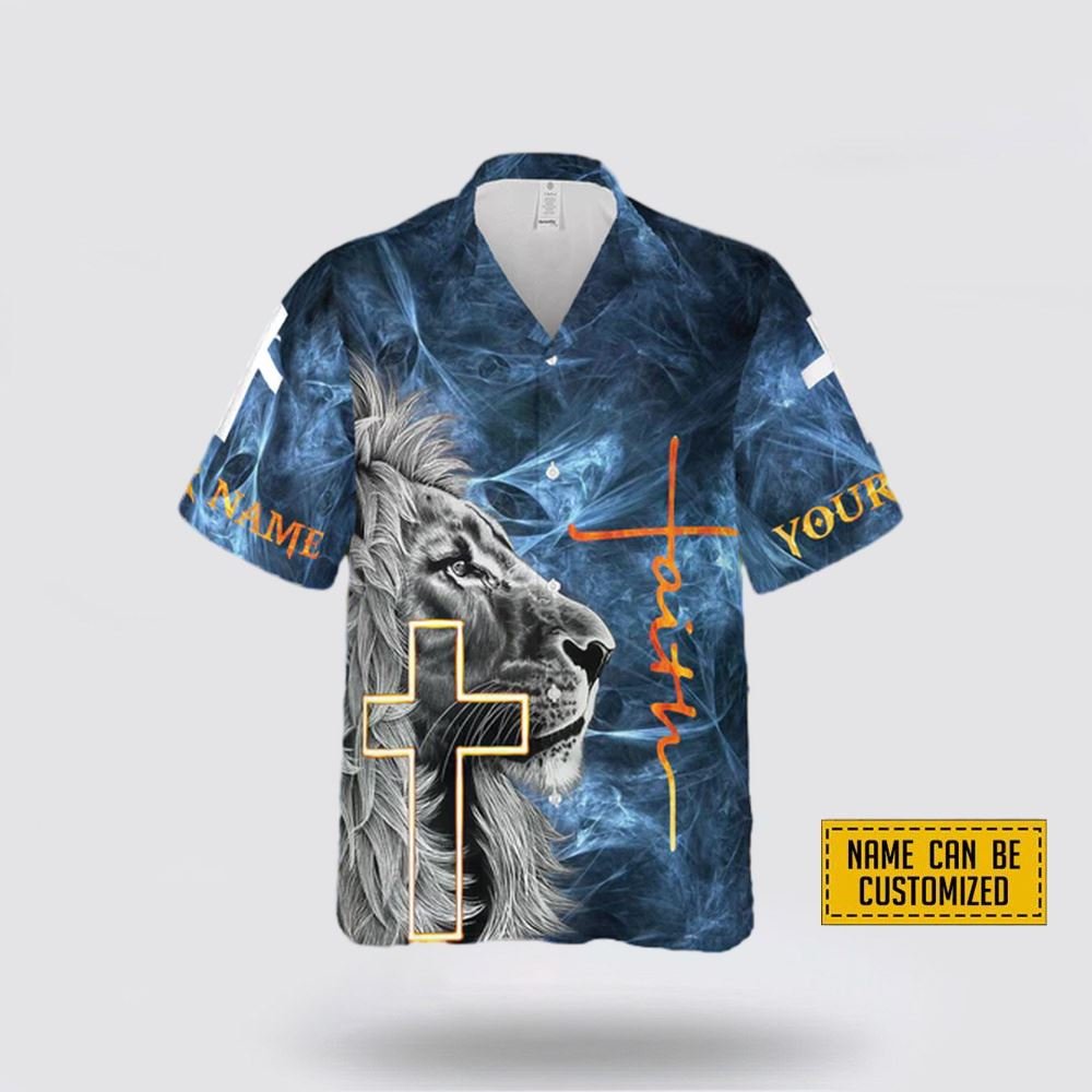 Custom Name When God's Warriors Go Down Hawaiian Shirt, Hawaiian Shorts - Gifts For Christians