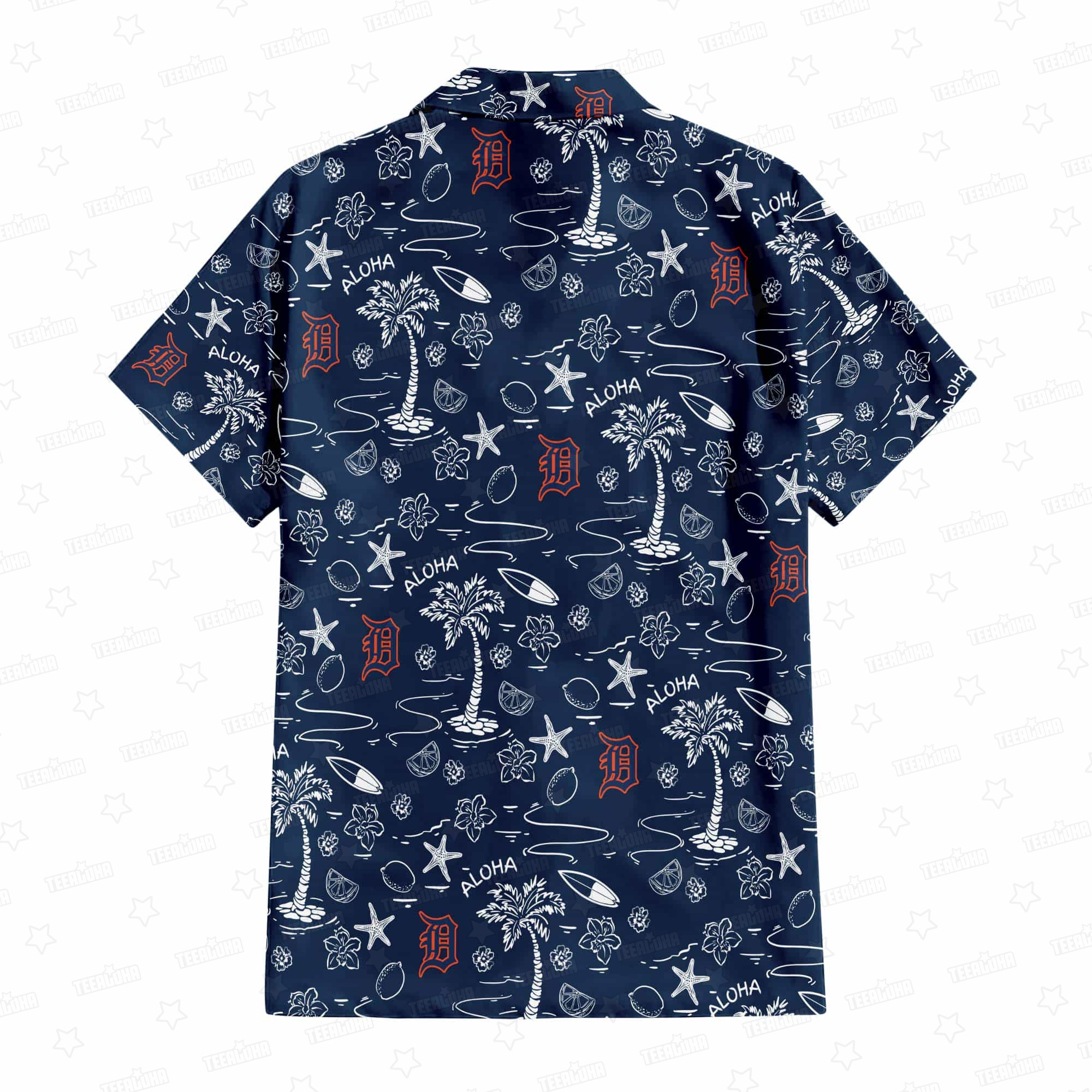 Detroit Tigers Aloha Paradise Hawaiian Shirt