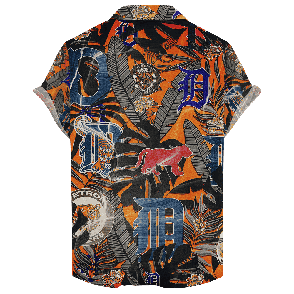 Detroit Tigers Tropical Vibes Hawaiian Shirt