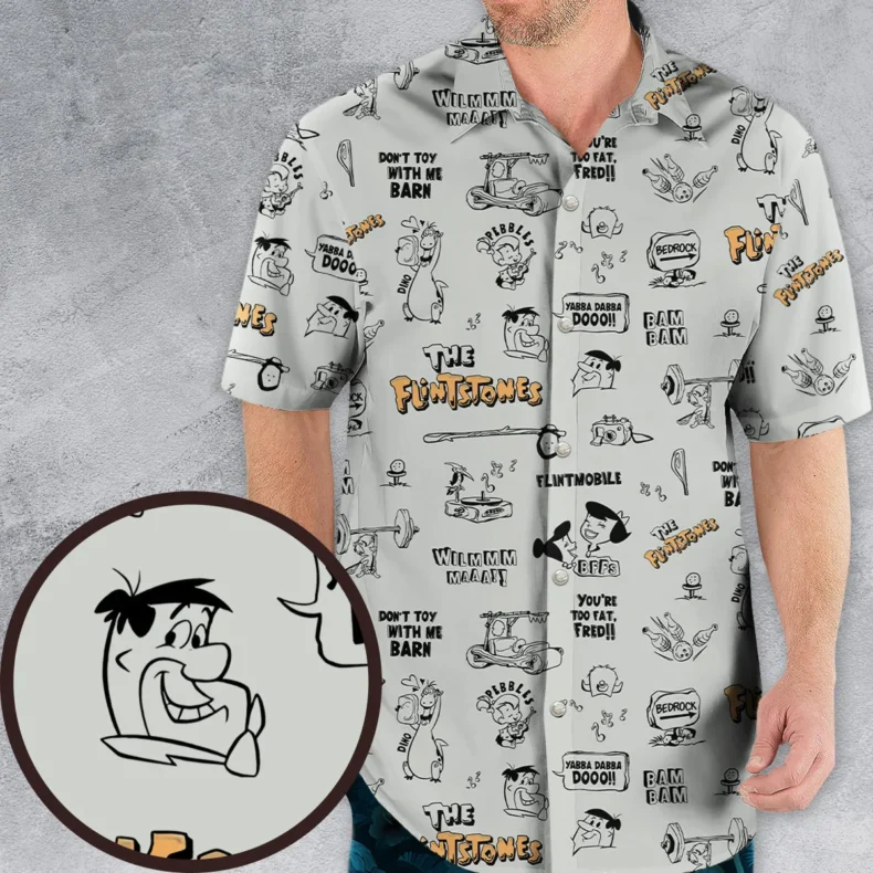 Don't Toy with Me Barn The Flintstones Hawaiian Shirt