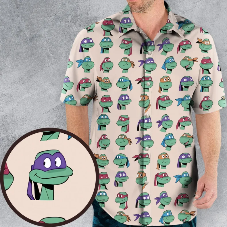 Early Stages TMNT Hawaiian Shirt