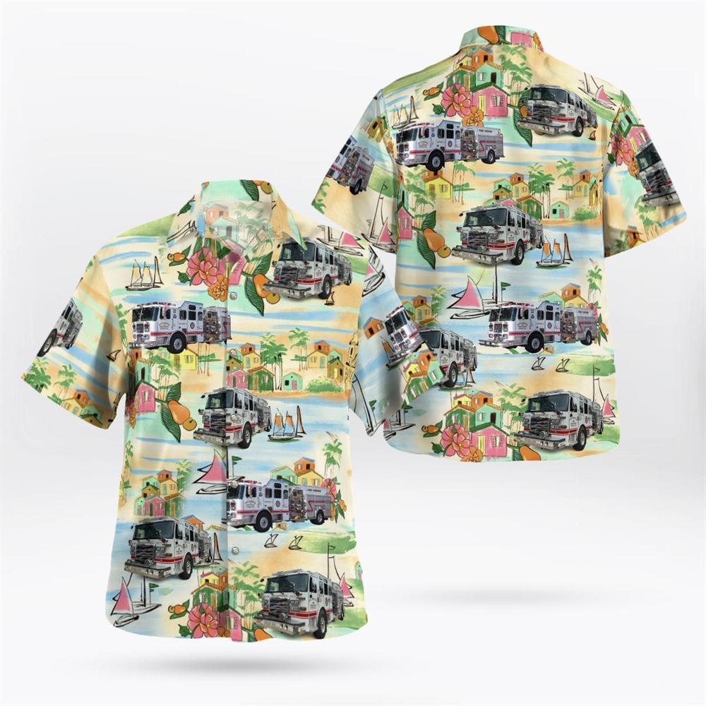 East Brunswick Independent Fire Company, NJ Hawaiian Shirt - Gifts For Firefighters In NJ