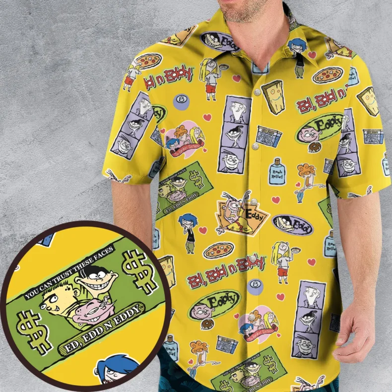 Ed Edd n Eddy n The Kanker Sisters Hawaiian Shirt